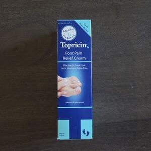 Topricin Foot Pain Relief Cream 2 oz Exp.08/2024 Ideal for Diabetics